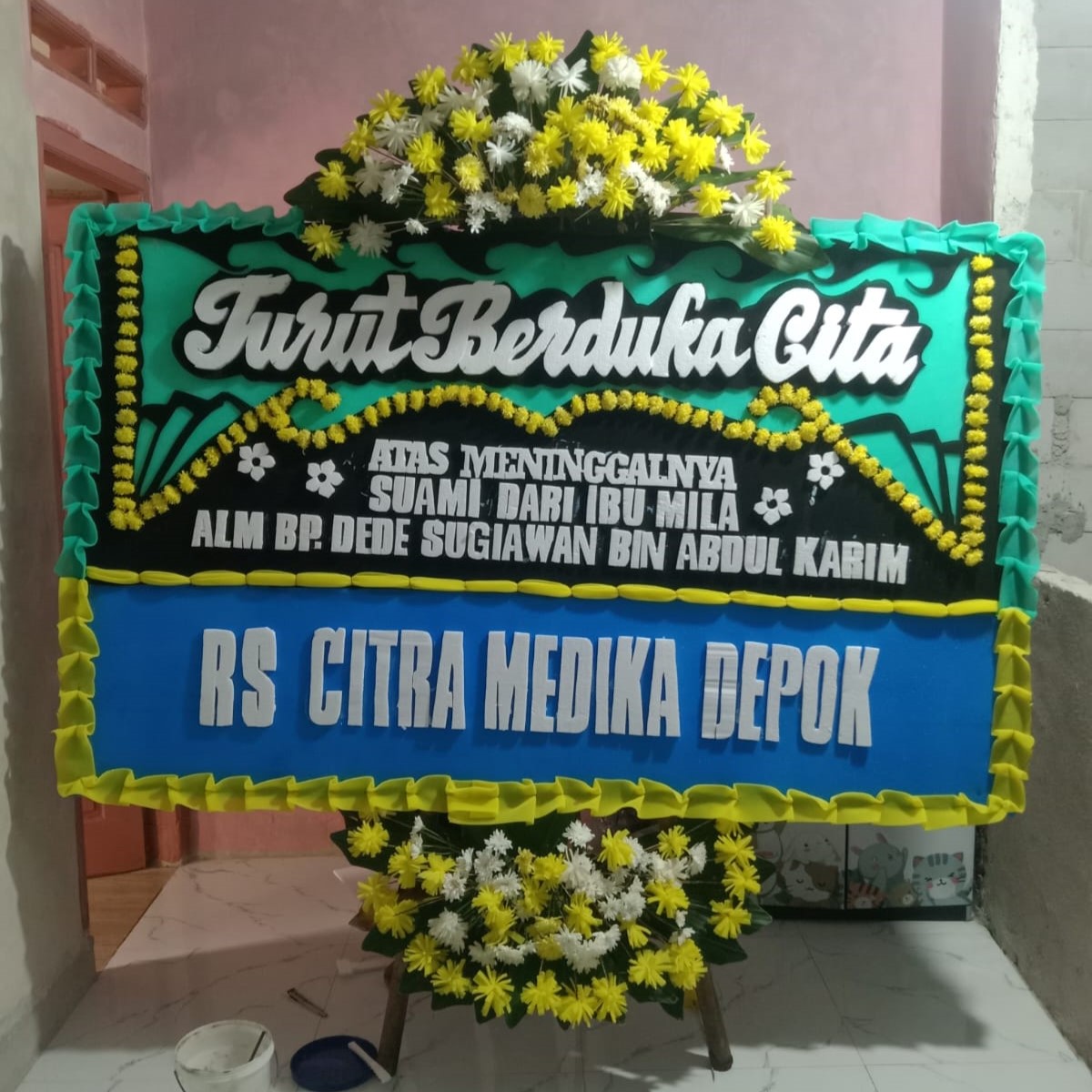 Bunga Papan Duka Cita (1)